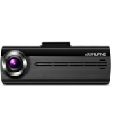 Видеорегистратор Alpine DVR-F200 черный 2Mpix 1080x1920 1080p 140гр. GPS карта в комплекте:16Gb