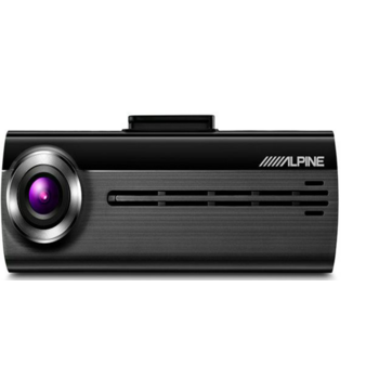 Видеорегистратор Alpine DVR-F200 черный 2Mpix 1080x1920 1080p 140гр. GPS карта в комплекте:16Gb