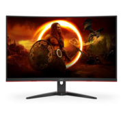 Монитор LCD AOC 31.5" C32G3AE Black-Red {VA curved 1920x1080 165Hz 1ms 178/178 250cd 80M:1 2xHDMI2.0 DisplayPort}