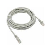 Патч-корд Buro UTP 4 пары cat6 CCA molded 5м серый RJ-45 (m)-RJ-45 (m)