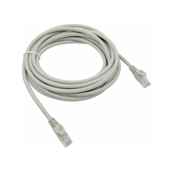 Патч-корд Buro UTP-6-5M-G UTP 4 пары cat.6 CCA molded 5м серый RJ-45 (m)-RJ-45 (m)