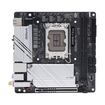 Материнская плата Asrock Z690M-ITX/AX Soc-1700 Intel Z690 2xDDR4 mini-ITX AC`97 8ch(7.1) 2.5Gg RAID+HDMI+DP