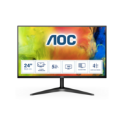 Монитор LCD 23.6'' [16:9] 1920х1080(FHD) MVA, nonGLARE, 60 Hz, 250 cd/m2, H178°/V178°, 3000:1, 20М:1, 16.7M, 5ms, VGA, HDMI, Tilt, 3Y, Black