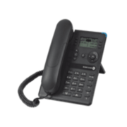 8008G Cloud Edition Entry-level DeskPhone, SIP, 128x64 pixels, black and white LCD with backlit, 6 soft keys, 2 Gigabit Ethernet ports, HD Audio. Ethernet cable is not delivered in the box.