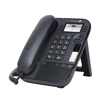 8018 Deskphone Moon Grey, NOE-SIP, 64x128 backlit black white LCD, 6 soft keys, Handsfree, Wideband Comfort Handset, 2 Gig Ethernet Ports, USB, POE or power supply, F1/F2-Hold/Transfer Paper label. Ethernet cable is not delivered in the box.