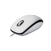 Мышь Logitech M100 White (белая, оптическая, 1000dpi, USB, 1.8м) (M/N: M-U0026)