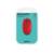 Мышь Logitech M110 Silent (M110s) Red (красная, бесшумная, оптическая, 1000dpi, USB, 1.8м) (M/N: M-U0051)