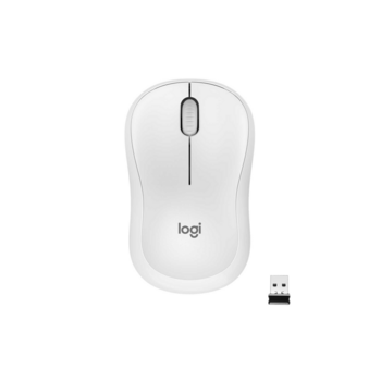 Мышь беспроводная Logitech M220 Silent Offwhite (белая, оптическая, 1000dpi, 2.4 GHz/USB-ресивер, бесшумная, M/N: MR0085 / C-U0010)