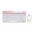 Комплект беспроводной Logitech MK240 Nano White/Red (клавиатура+мышь)