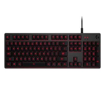 Клавиатура игровая Logitech G413 CARBON (механическая, красная подсветка) (M/N: Y-U0032)