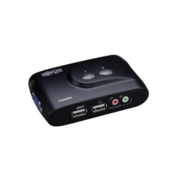 2-Port Compact USB KVM Switch w/Audio and Cable
