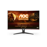 Монитор LCD 31.5'' [16:9] 2560х1440(WQHD) VA, Curved, nonGLARE, 250cd/m2, H178°/V178°, 3000:1, 80M:1, 16.7M, 1ms, VGA, 2xHDMI, DP, Pivot, Tilt, Swivel, Speakers, 3Y, Black-Red