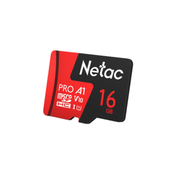 Карта памяти Netac MicroSD card P500 Extreme Pro 16GB, retail version w/SD adapter