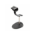 Stand: gray, 15cm (6') height, rigid rod, large oval weighted base, Xenon cradle