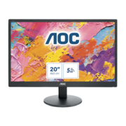 Монитор LCD 19.5'' [16:9] 1600х900(HD+) TN, nonGLARE, 60 Hz, 200 cd/m2, H90°/V50°, 600:1, 20М:1, 16.7M, 5ms, VGA, Tilt, 3Y, Black