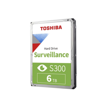 Жесткий диск TOSHIBA HDWT360UZSVA/HDETV13ZSA51F S300 Pro Surveillance 6ТБ 3,5" 7200RPM 256MB SATA-III