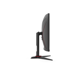 Монитор LCD 27'' [16:9] 1920х1080(FHD) VA, Curved, nonGLARE, 300cd/m2, H178°/V178°, 3000:1, 80M:1, 16.7M, 0,5 ms, VGA, 2xHDMI, DP, Tilt, Swivel, 3Y, Black-Red