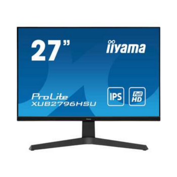 Монитор LCD 27'' [16:9] 1920х1080(FHD) IPS, nonGLARE, 250cd/m2, H178°/V178°, 1000:1, 80M:1, 16,7 миллионов цветов, 1ms, VGA, HDMI, DP, USB-Hub, Height adj, Pivot, Tilt, Swivel, Speakers, Swivel, 3Y, Black