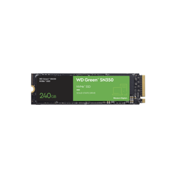 Твердотельный накопитель SSD WD Green SN350 NVMe WDS240G2G0C 240ГБ M2.2280 (TLC)