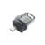 Флеш-накопитель SanDisk Ultra Dual Drive m3.0 32GB Grey & Silver