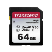 Карта памяти Transcend 64GB SD Card UHS-I U3 A2