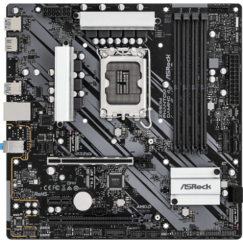 Материнская плата Asrock Z690M PHANTOM GAMING 4 {Soc-1700 Intel Z690 4xDDR4 mATX AC`97 8ch(7.1) GbLAN RAID+HDMI}