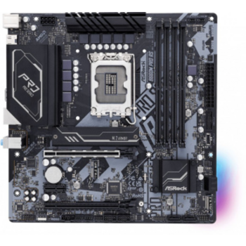 Материнская плата ASROCK B660M PRO RS, LGA1700, B660, 4*DDR4, DP+HDMI, 4xSATA3 6.0 (RAID), M.2 Socket, 4xUSB 3.2, 2xUSB 2.0, mATX; 90-MXBGW0-A0UAYZ