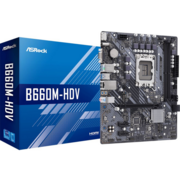 Материнская плата Asrock B660M-HDV Soc-1700 Intel B660 2xDDR4 mATX AC`97 8ch(7.1) GbLAN RAID+VGA+HDMI+DP