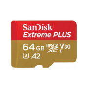 Карта памяти Sandisk Extreme Plus microSDXC 64GB + SD Adapter + Rescue Pro Deluxe 170MB/s A2 C10 V30 UHS-I U3
