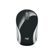 Мышь беспроводная Logitech M187 Mini Mouse, Black (черная, оптическая, 1000dpi, 2.4 GHz/USB-ресивер, сверхпортативная)