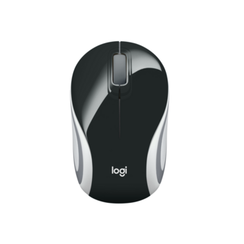 Мышь беспроводная Logitech M187 Mini Mouse, Black (черная, оптическая, 1000dpi, 2.4 GHz/USB-ресивер, сверхпортативная)