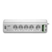 APC Essential SurgeArrest 5 outlets with 5V, 2.4A 2 port USB Charger 230V Russia