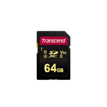 Карта памяти Transcend 64GB UHS-II U3 Class 10 V90 SDXC/SDHC MLC R/W 285/180MB/s
