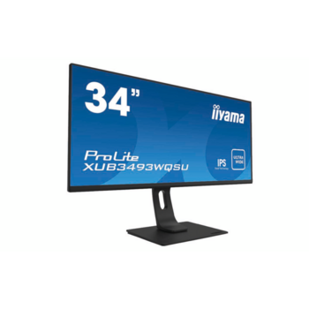 Монитор LCD 34'' 21:9 3440х1440 IPS, nonGLARE, 320cd/m2, H178°/V178°, 1000:1, 80М:1, 1,07B Color, 5ms, HDMIx3, DP, USB-Hub, Height adj., Pivot, Tilt, HAS, Speakers, Swivel, 3Y, Black