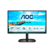 Монитор LCD 23.8'' [16:9] 1920х1080(FHD) VA, nonGLARE, 75 Hz, 250 cd/m2, H178°/V178°, 3000:1, 20М:1, 16.7M, 4ms, VGA, DVI, HDMI, Tilt, Speakers, 3Y, Black