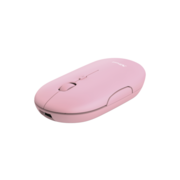 Мышь беспроводная аккумуляторная, розовый Trust PUCK (арт.24125)