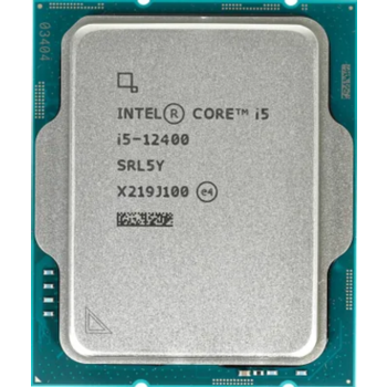 Процессор Intel Core i5-12400 OEM (Alder Lake, 7nm, C6(0EC/6PC)/T12, Performance Base 2,50GHz(PC), Turbo 4,40GHz, Max Turbo 4,40GHz, UHD 730, L2 7.5Mb, Cache 18Mb, Base TDP 65W, Turbo TDP 117W, S1700) (237741)