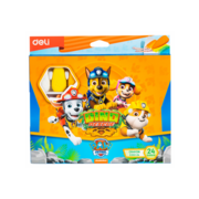 Мелки пластик. Deli Paw Patrol EC202-24 24цв. картон.кор./европод.