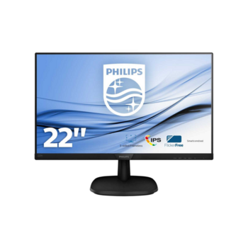 Монитор LCD 21.5'' [16:9] 1920х1080(FHD) IPS, nonGLARE, 250cd/m2, H178°/V178°, 1000:1, 20M:1, 16.7M, 5ms, VGA, DVI, HDMI, Tilt, 3Y, Black