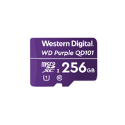 Карта памяти Western Digital Purple SC QD101 Ultra Endurance MicroSDXC WDD256G1P0C 256GB Class 10 UHS 1 (U1) для систем видеонаблюдения