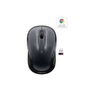 Мышь беспроводная Logitech M325 Dark Silver (темно-серая, оптическая, 1000dpi, 2.4 GHz/USB-ресивер (Logitech Unifying®), 5 кнопок (горизонтальная прокрутка), 1 батарея типа AA) (M/N: M-R0039 / C-U0008)