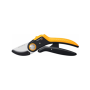 Секатор контактный Fiskars Plus PowerLever P741 малый черный/оранжевый (1057171)