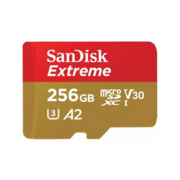Карта памяти Sandisk Extreme microSDXC 256GB + SD Adapter + Rescue Pro Deluxe 160MB/s A2 C10 V30 UHS-I U5