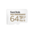 Карта памяти SanDisk MAX ENDURANCE microSDXC 64GB + SD Adapter - for home security cameras & dashcams, up to 30,000 Hours, Full HD / 4K videos, Extreme endurance, up to 100/40 MB/s Read/Write speeds, C10, U3, V30