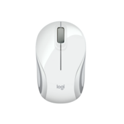 Мышь беспроводная Logitech M187 Mini Mouse, White (белая, оптическая, 1000dpi, 2.4 GHz/USB-ресивер, сверхпортативная) (M/N: M-R0072 / C-U0010)