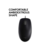 Мышь Logitech B110 Silent (B110s) Black (черная, бесшумная, оптическая, 3 кнопки, 1000dpi, USB, 1.8м) (M/N: M-U0051)