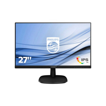 Монитор LCD 27'' [16:9] 1920х1080(FHD) IPS, nonGLARE, Нет, 75 Гц, 250cd/m2, H178°/V178°, 1000:1, 10M:1, 16,7 миллионов цветов, 4ms, VGA, DVI, HDMI, Tilt, Speakers, Audio out, 3Y, Black