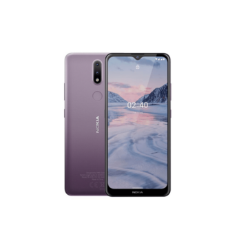 NOKIA 2.4 DS TA-1270 PURPLE 3/64, 6.5” 20:9 1600x720, 2.0GHz, 4 Core, 3GB RAM, 64GB, up to 512GB flash, 13Mpix+2pix/5Mpix, 2 Sim, GSM, WCDMA, LTE, BT v5.0, Wi-Fi, GPS/AGPS+GLONASS+Beidou, ALS,Proximity sensor, Accelerometer, Micro-USB, 4500mAh, Android 10