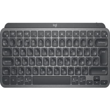 Клавиатура беспроводная Logitech MX Keys Mini Minimalist Wireless Illuminated Keyboard - GRAPHITE - RUS - INTNL (M/N: YR0084)