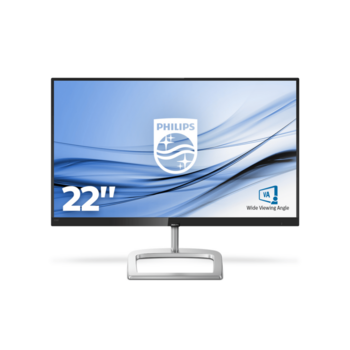 Монитор LCD 21.5'' [16:9] 1920х1080(FHD) IPS, nonGLARE, 250cd/m2, H178°/V178°, 1000:1, 20M:1, 16.7M, 5ms, VGA, HDMI, Tilt, Speakers, 2Y, Черный, Серебряный